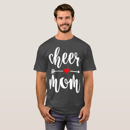 Cheer Ma Great Moeder Cheerleader Gift T-shirt (Voorkant volledig)