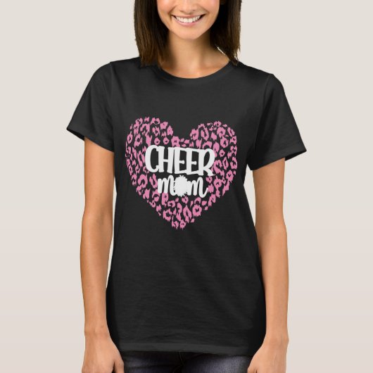 Cheer Ma Proud Cheerlead Mama Cheerleader Moth T-shirt (Voorkant)