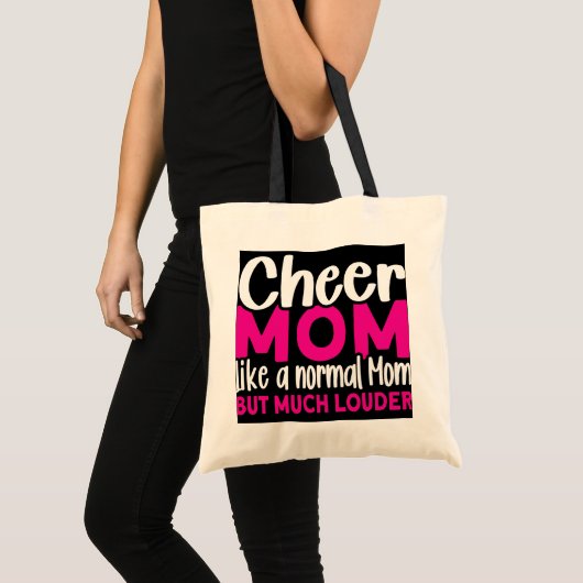 Cheer Mam als een normale mam. Tote Bag (Voorkant (product))