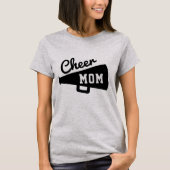 Cheer Mam Cheerlead Simple Minimalist Grey T-shirt (Voorkant)