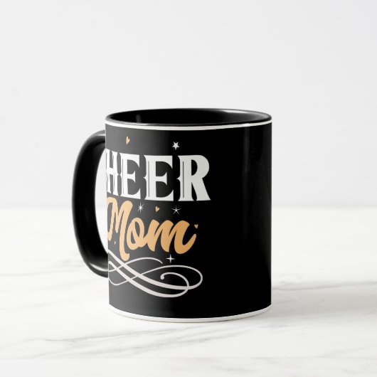 Cheer Mam Cheerleader Mam Woman Cheerleading Mok (Voorkant links)