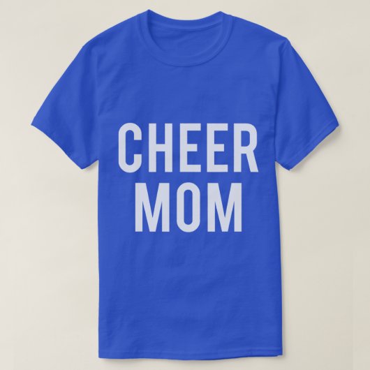 Cheer Mam Cute Slogan Afgedrukt  T-shirt (Design voorkant)
