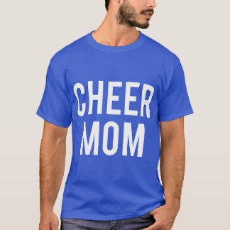 Cheer Mam Cute Slogan Afgedrukt  T-shirt