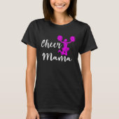 Cheer Mama Cheerleading Moeder Cheering Cheerleade T-shirt (Voorkant)
