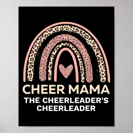 Cheer Mama CheerMam Women Cheerleader Mam Poster (Voorkant)