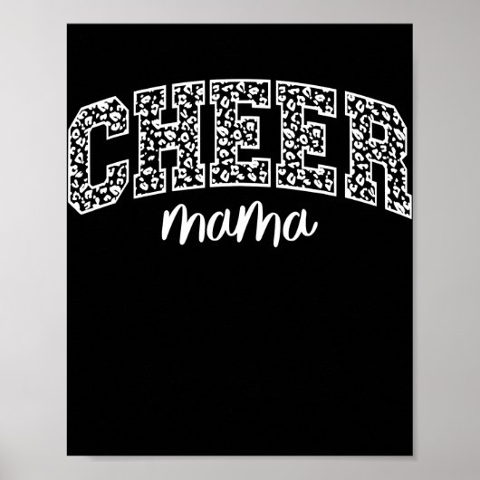 Cheer Mama CheerMam Women Cheerleader Mam Poster (Voorkant)