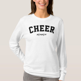 Cheer Mama Cute Sports Ma University College T-shirt