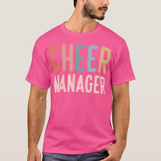 Cheer Manager Cheerleading T-shirt (Voorkant)