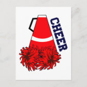 Cheer Megaphone Briefkaart (Voorkant)