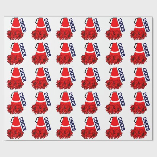 Cheer Megaphone Cadeaupapier (Vlak)