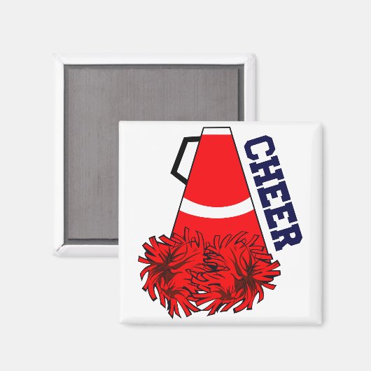 Cheer Megaphone Magneet (Voorkant / Achterkant)