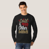 Cheer Mimi Biggest Fan Leopard Print And Pom Pom T-shirt (Voorkant volledig)