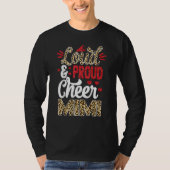 Cheer Mimi Biggest Fan Leopard Print And Pom Pom T-shirt (Voorkant)