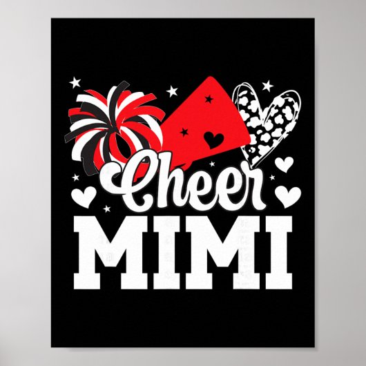 Cheer Mimi Van Een Cheerleader Mimi Cheerleading M Poster (Voorkant)