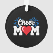 Cheer Moeder - Cheerleader op de Middelbare School Ornament (achterkant)