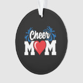 Cheer Moeder - Cheerleader op de Middelbare School Ornament (voorkant)