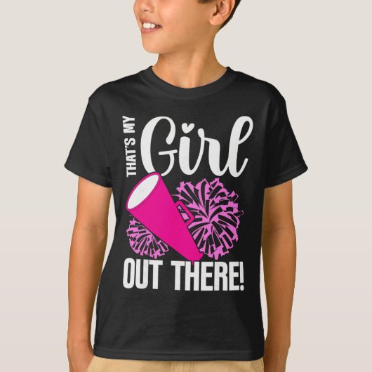 Cheer Moeder Cheerleading Moeder Van Cheerleader C T-shirt (Voorkant)