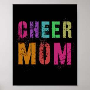 Cheer Moeder Cheerleading Team Cheerleader Squad Poster