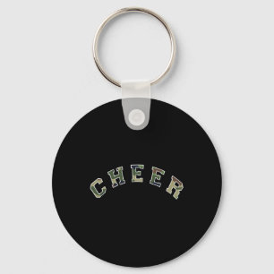 Cheer Moeder Coach Camouflage Grafische Matching T Sleutelhanger