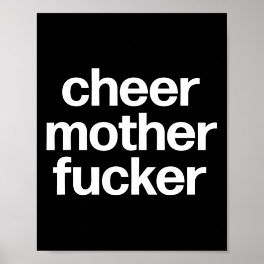 Cheer Moeder Er Grappige Cheerleading Wedstrijd Poster (Voorkant)