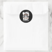 Cheer Moeder Footll Zoon Cheerleading Dochter Chee Ronde Sticker (Tas)