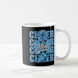 Cheer Moeder Mama Boog Srt Cheerleading Team Blauw Koffiemok