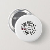 Cheer Moeder Overlevende Comp Weekend Cheerleading Ronde Button 5,7 Cm (Voorkant /achterkant)