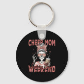 Cheer Moeder Overlevende Comp Weekend Grappige Che Sleutelhanger (Voorkant)