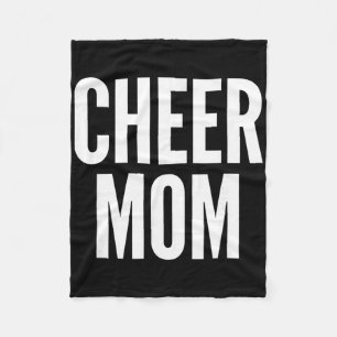 Cheer Moeder Royal Blue Cheerleading Overeenkomend Fleece Deken