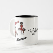 Cheer Mok Black Red (Voorkant links)