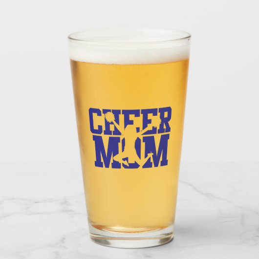 Cheer Mom Beer Glas (Voorkant gevuld)