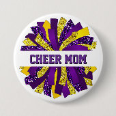 Cheer Mom Button Pin (Voorkant)