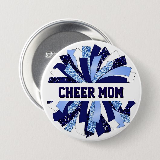 Cheer Mom Button Pin (Voorkant /achterkant)