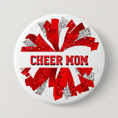 Cheer Mom Button Pin (Voorkant)