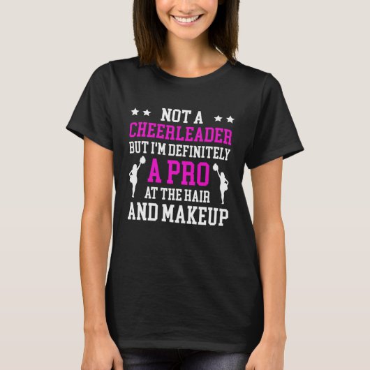 Cheer Mom Cheerleading Cheerleader Definitely Pro  T-shirt (Voorkant)