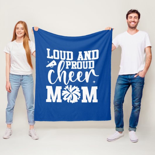 Cheer Mom Fleece Deken (In situ)