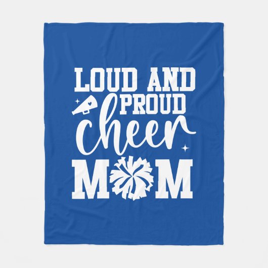 Cheer Mom Fleece Deken (Voorkant)