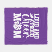 Cheer Mom Fleece Deken (Voorkant (Horizontaal))