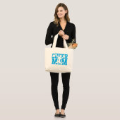 Cheer Mom Jumbo Canvas tas (Voorkant (model))
