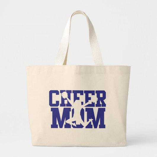 Cheer Mom Jumbo Canvas tas (Voorkant)