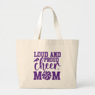Cheer Mom Jumbo Canvas tas