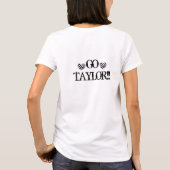 CHEER MOM & PERSONALISERING BACK T-SHIRT (Achterkant)