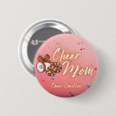 Cheer Mom Pin Ronde Button 5,7 Cm (Voorkant /achterkant)