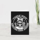 Cheer Mom Surviving Comp Weekend Funny Cheerleadin Kaart (Voorkant)