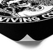 Cheer Mom Surviving Comp Weekend Funny Cheerleadin Poster (Hoek)