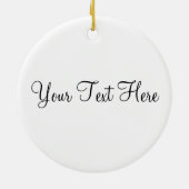 Cheer Navy en Yellow  Ornament (Achterkant)