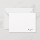 Cheer Notecard #4 (Paars) Notitiekaartje (Achterkant)