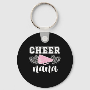 Cheer Oma Hartjes Oma Oma Van Een Cheerleader Na Sleutelhanger