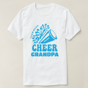 Cheer Opa met aangepaste teamnaam en naam van Kind T-shirt