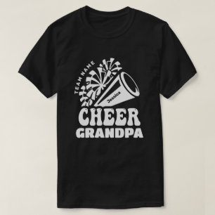 Cheer Opa met aangepaste teamnaam en naam van Kind T-shirt